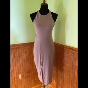 Halter Super slinky lavender party dress